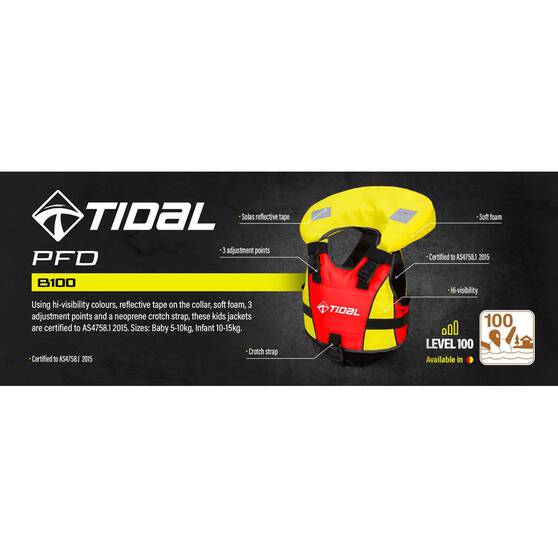 Tidal Infant PFD B100 5-10kg, , bcf_hi-res