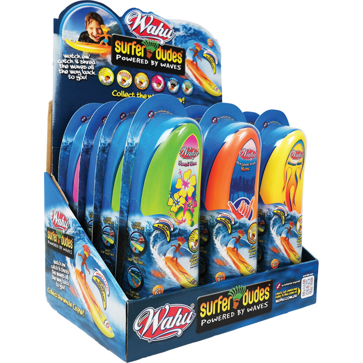Wahu Surfer Dudes Toy Surfboard BCF