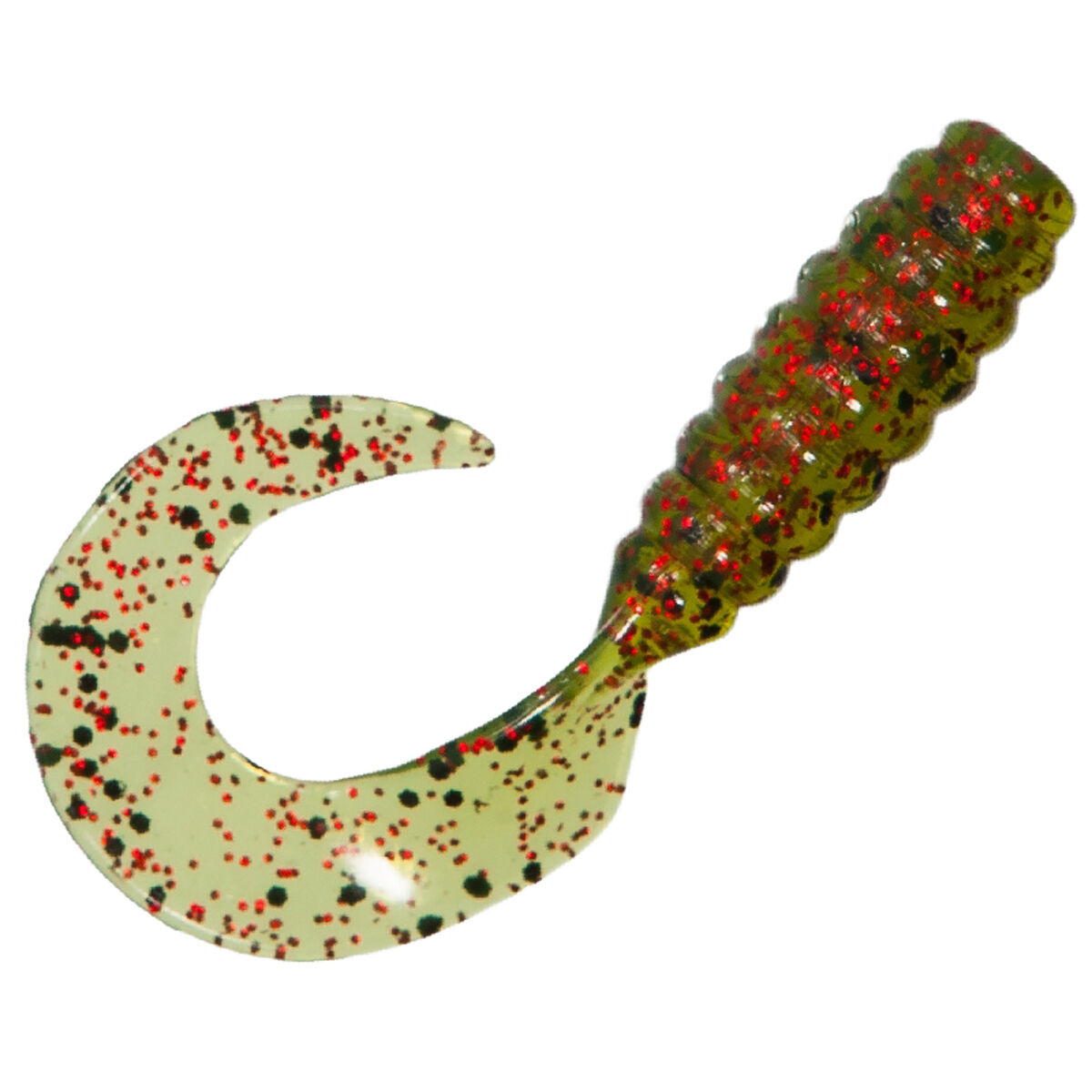 ZMan GrubZ Soft Plastic Lure 2.5in 8 Pack Watermelon Red, Watermelon Red, bcf_hi-res