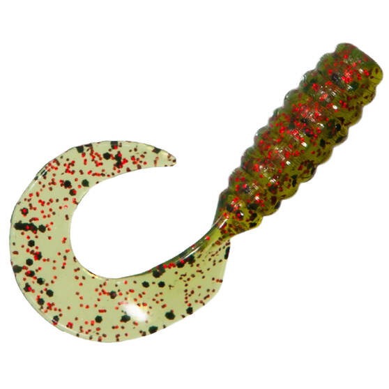 Zman Grubz Soft Plastic Lure 2.5in 8 Pack Watermelon Red, Watermelon Red, bcf_hi-res