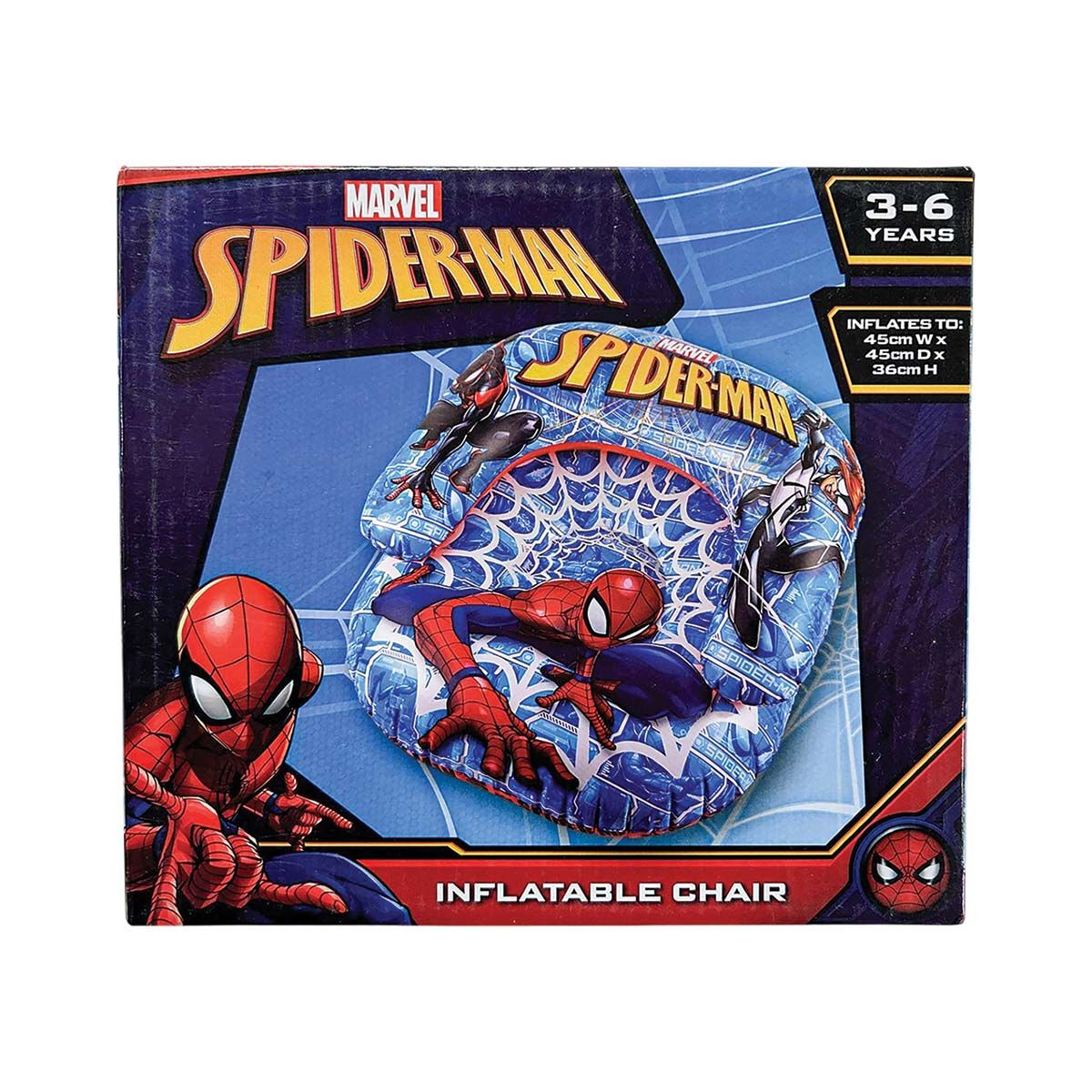 Spiderman Inflatable Poolside Chair, , bcf_hi-res