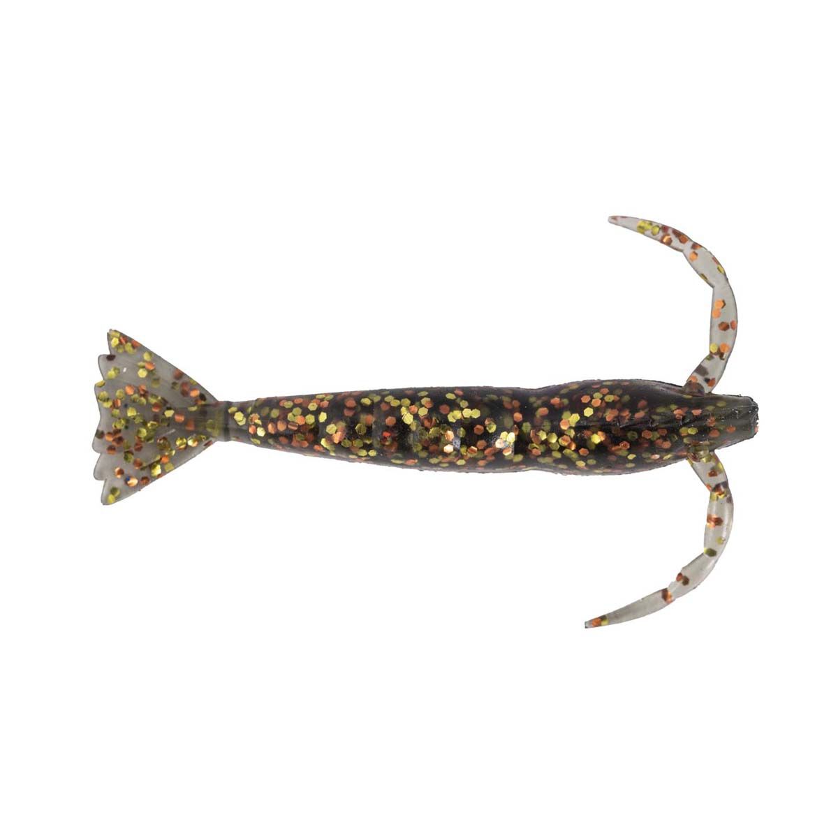 Berkley PowerBait Shrimp Soft Plastic Lure 2in Dark Night, Dark Night, bcf_hi-res