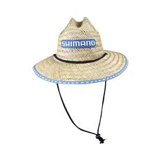 Shimano Kid's Blue Straw Hat, , bcf_hi-res