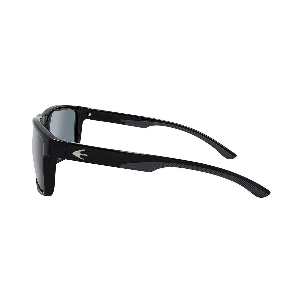 Stingray Yellowfin Polarised Sunglasses Black with Smoke Lens, , bcf_hi-res