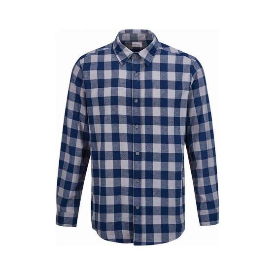 OUTRAK Unisex Flannel Shirt, Blue Check, bcf_hi-res