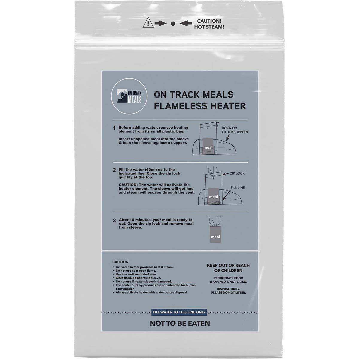 On Track Meals Flameless Heater Bags 275g, , bcf_hi-res