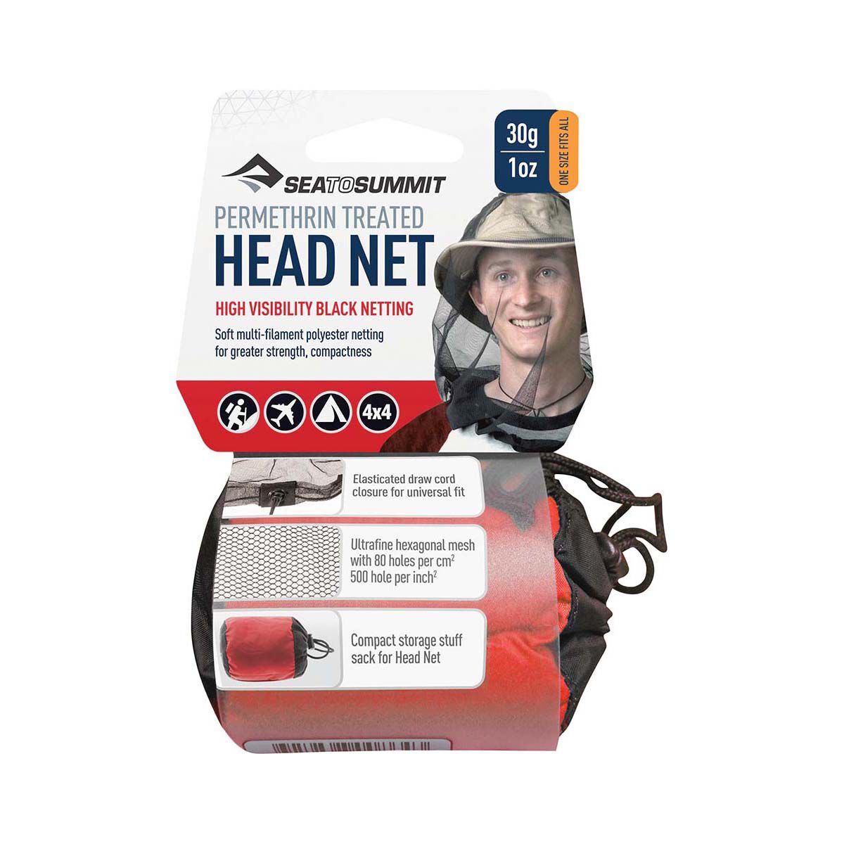 Sea to Summit Permethrin-Treated Mosquito Head Net, , bcf_hi-res