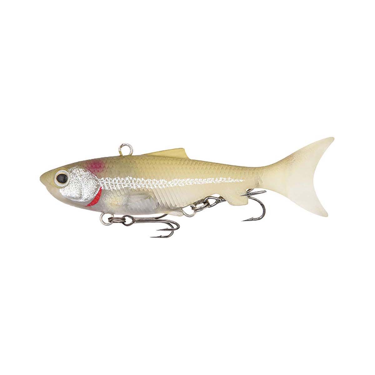Samaki Vibelicious Thumper Tail Soft Vibe Lure 70mm 11g Whitebait, Whitebait, bcf_hi-res