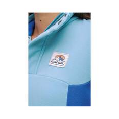 Macpac Women's Heritage Fleece Pullover Dusty Turquoise / Blue Quartz 10, Dusty Turquoise / Blue Quartz, bcf_hi-res