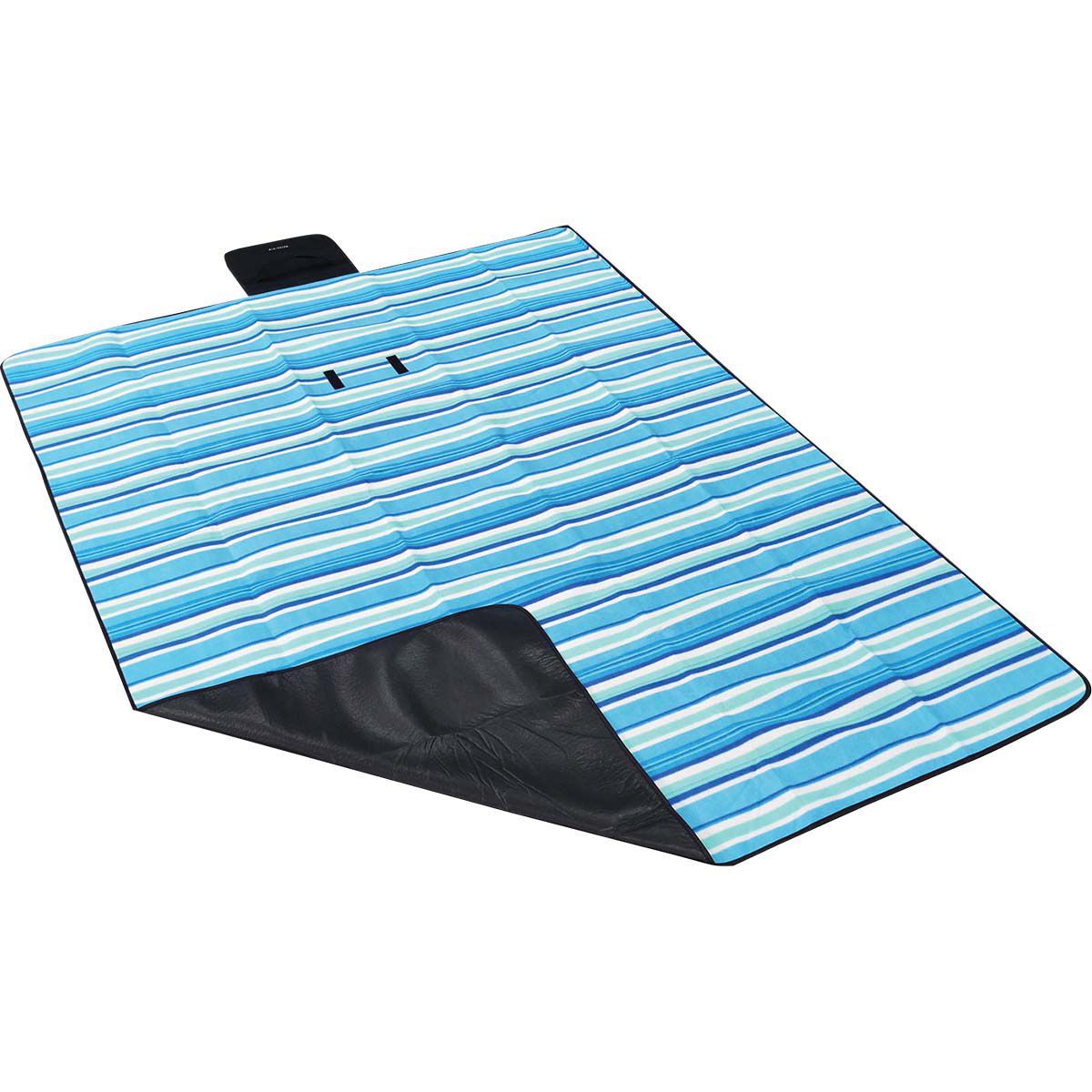 Wanderer Stripe Fleece Picnic Rug 1.5 x 2m BCF