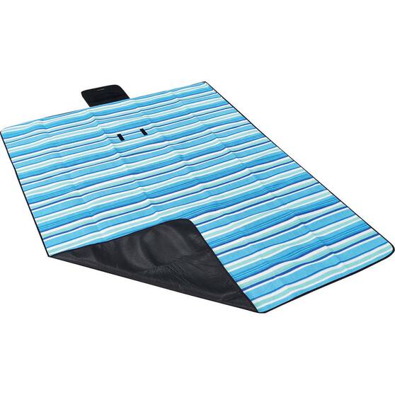 Wanderer Stripe Fleece Picnic Rug 1.5 x 2m, , bcf_hi-res
