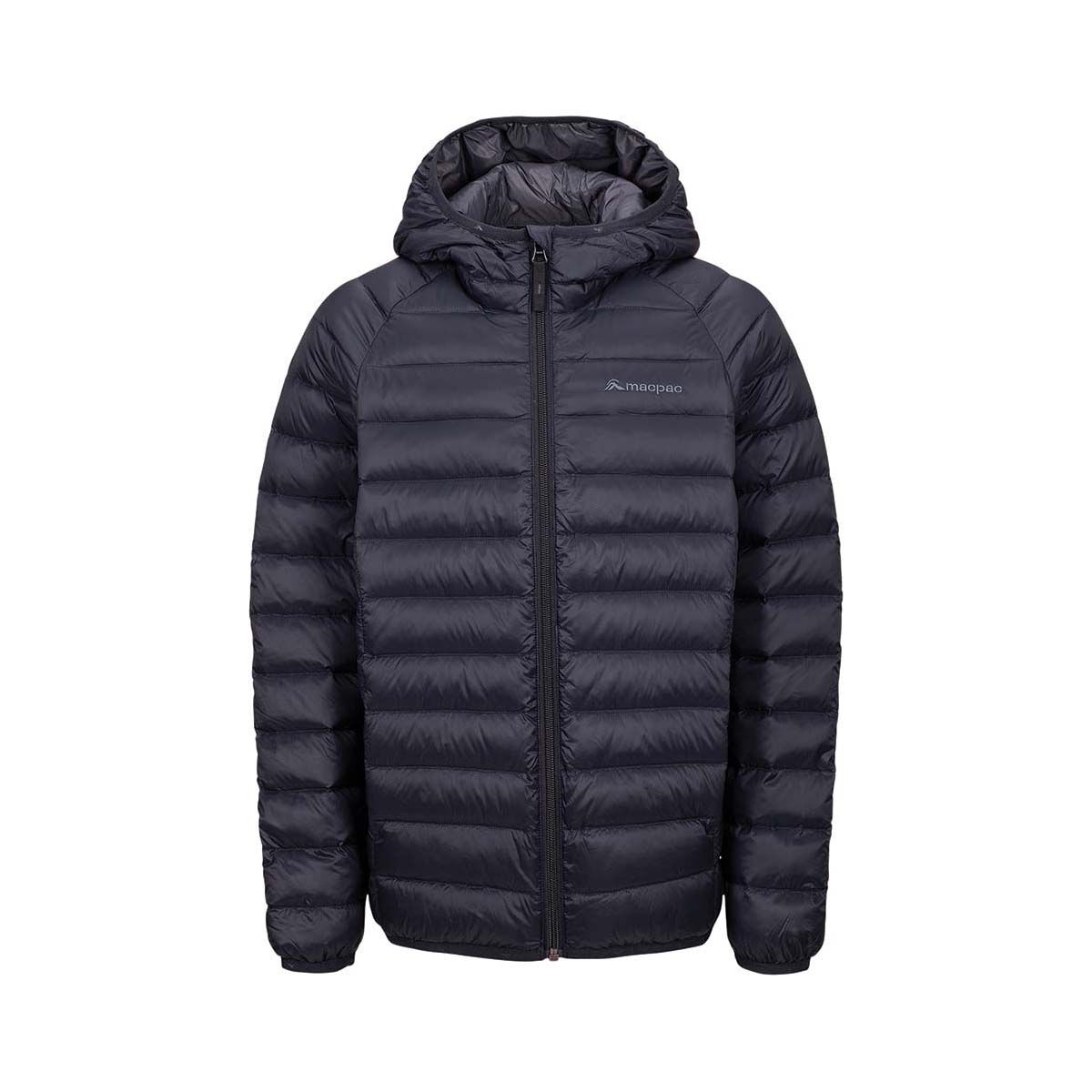 Macpac Kids Uber Hooded Puffer Jacket Black 10 BCF