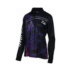 Daiwa Women's Storm Fishing Shirt, Black, bcf_hi-res