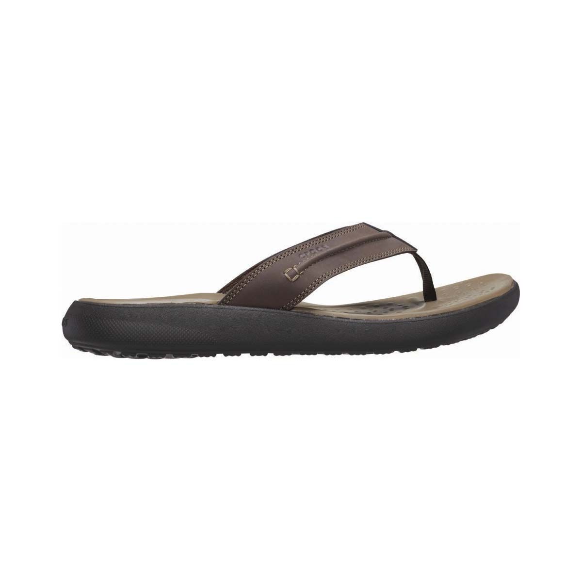 Crocs Men's Yukon Vista II LiteRide&trade; Thongs Espresso M7, Espresso, bcf_hi-res