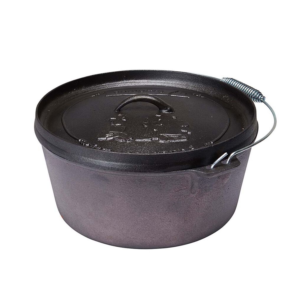 Campfire Pre Seasoned Cast Iron Camp Oven 9 Quart 9 Quart BCF