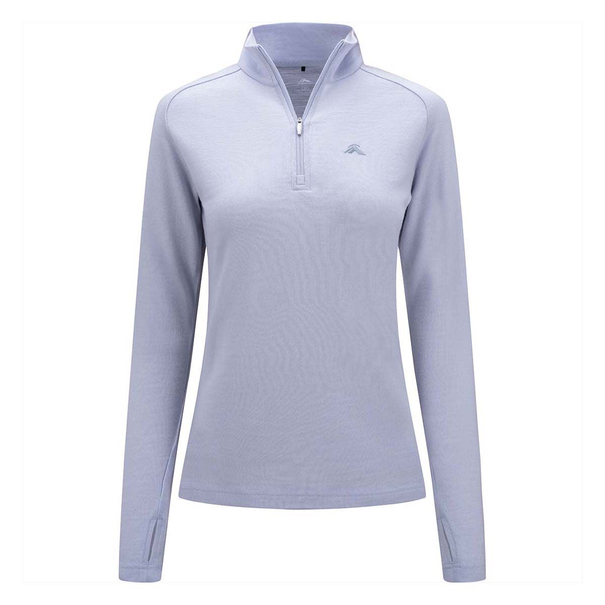 Macpac Women's Kauri 280 Merino Long Sleeve Pullover Xenon Blue 8, Xenon Blue, bcf_hi-res