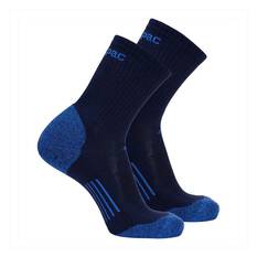 Macpac Summer Hiking Sock - 2 Pack Baritone Blue / Blue Lolite S, Baritone Blue / Blue Lolite, bcf_hi-res