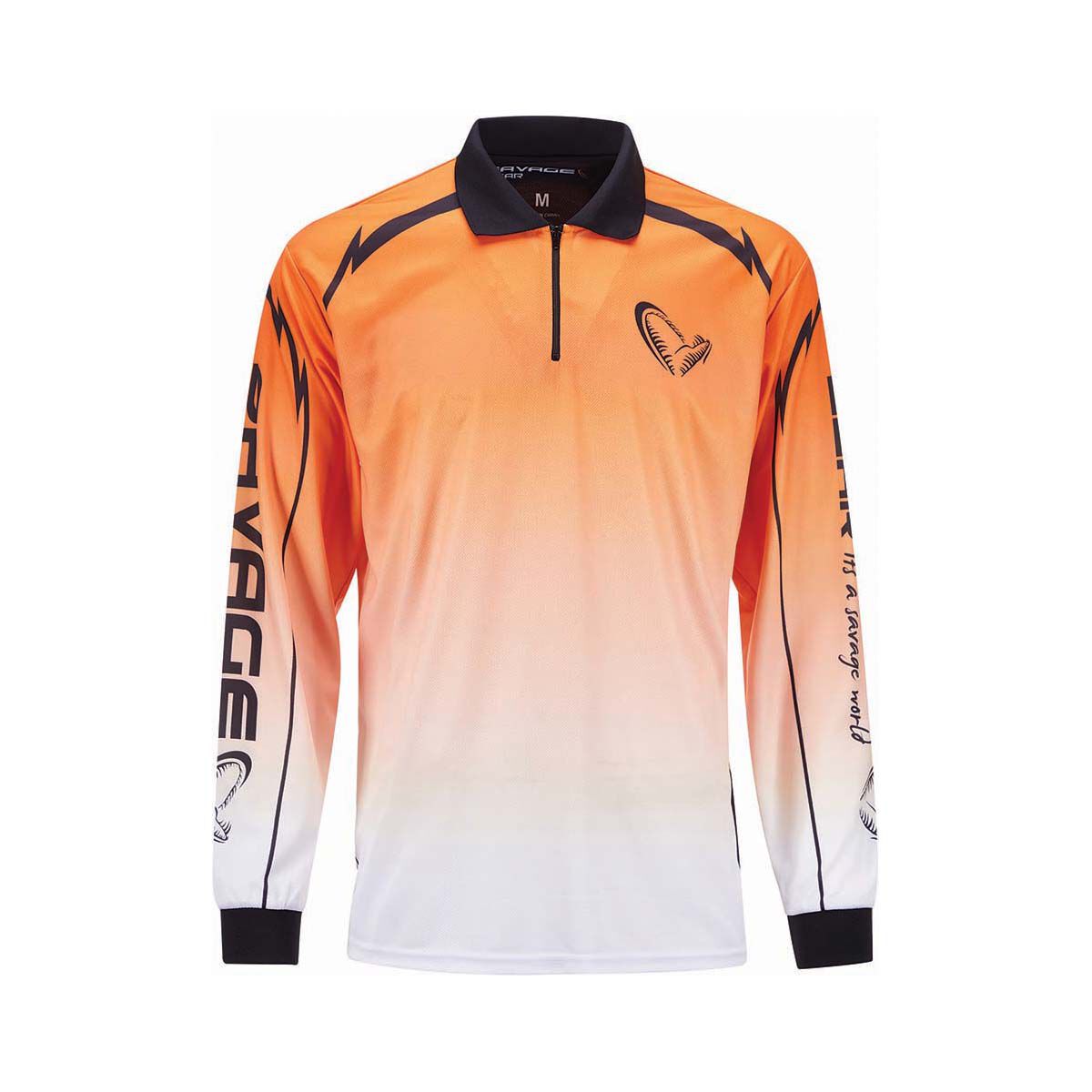 Savage Gear Men's Fishing Shirt Orange S, Orange, bcf_hi-res