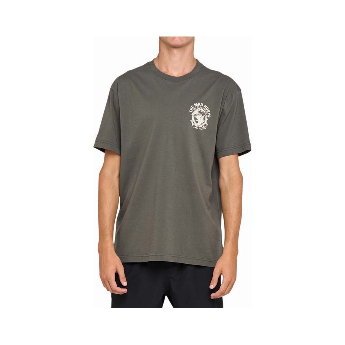 The Mad Hueys Men's Getting Hammered Short Sleeve Tee Charcoal S, Charcoal, bcf_hi-res