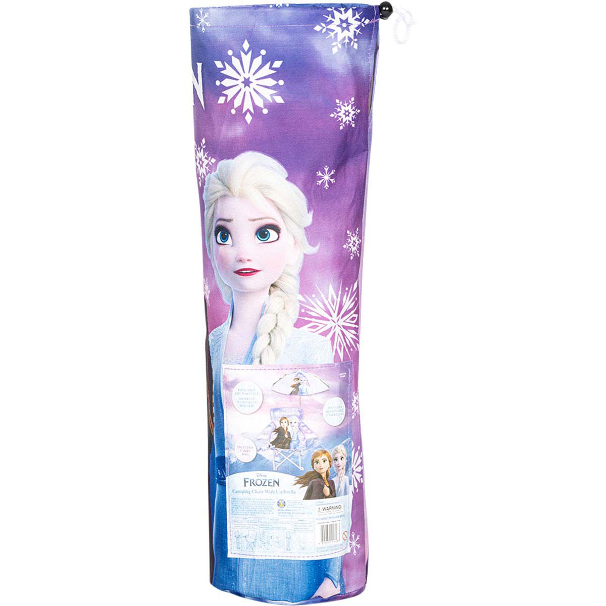 Frozen Kids Camp Chair with Umbrella 30kg BCF
