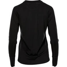 OUTRAK Women's Merino Long Sleeve Top, Black, bcf_hi-res