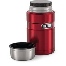Thermos King Vacuum Insulated Food Jar 710ml Red, Red, bcf_hi-res