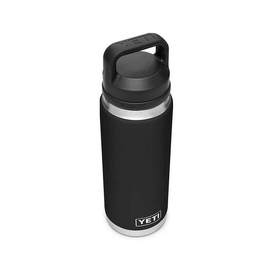 YETI® Rambler® Bottle 26 oz (760 ml) with Chug Cap Black, Black, bcf_hi-res