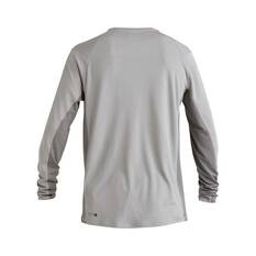 Quiksilver Men's Sea Grass Long Sleeve Rashie, Shark Grey, bcf_hi-res