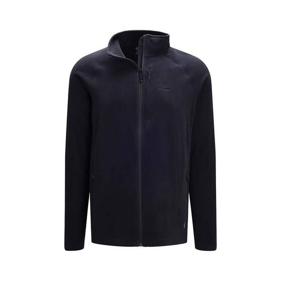 Macpac Men's Tui Polartec® Micro Fleece® Jacket, True Black, bcf_hi-res