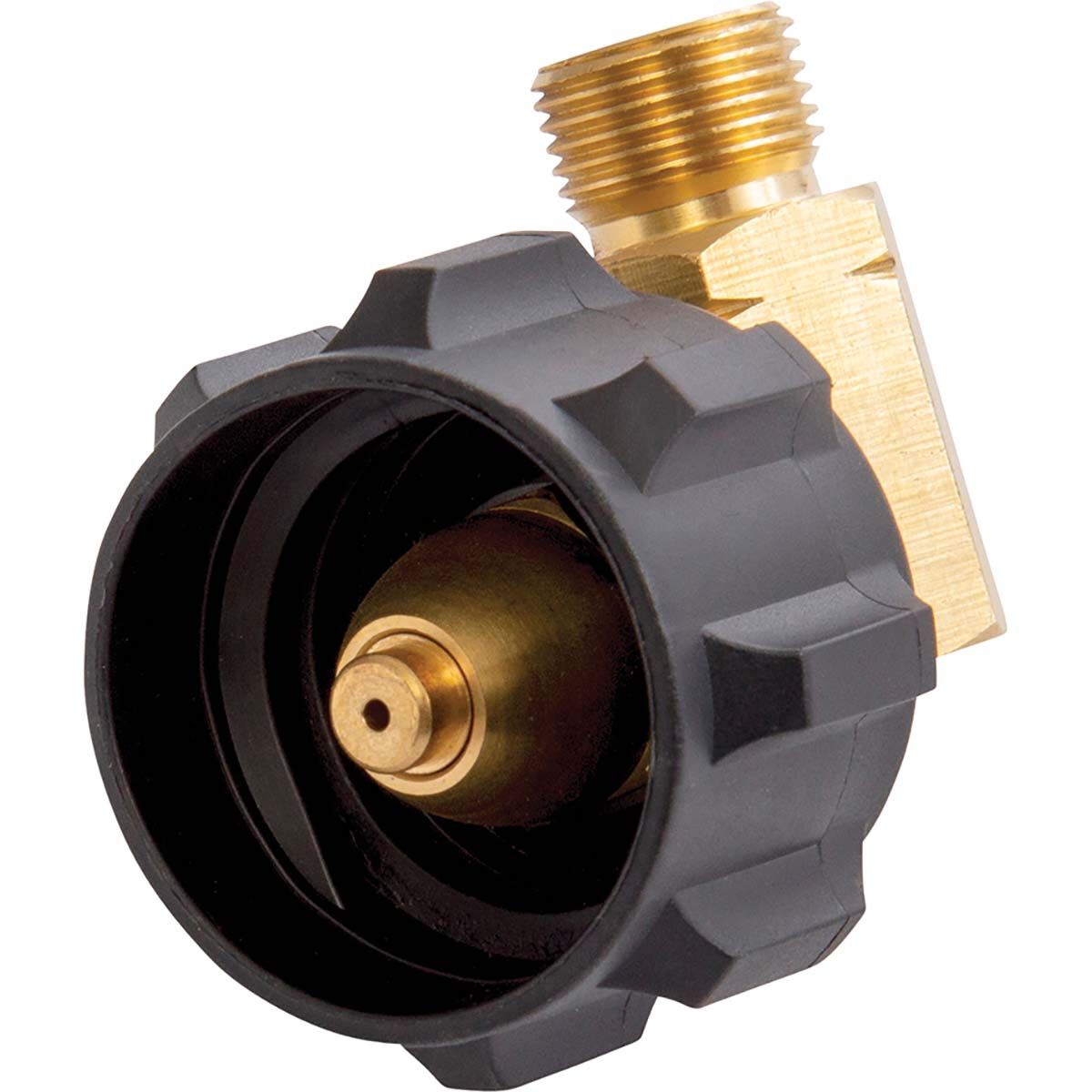 Gasmate LCC27 to 3/8" BSPP LH 90 Degree Adaptor, , bcf_hi-res