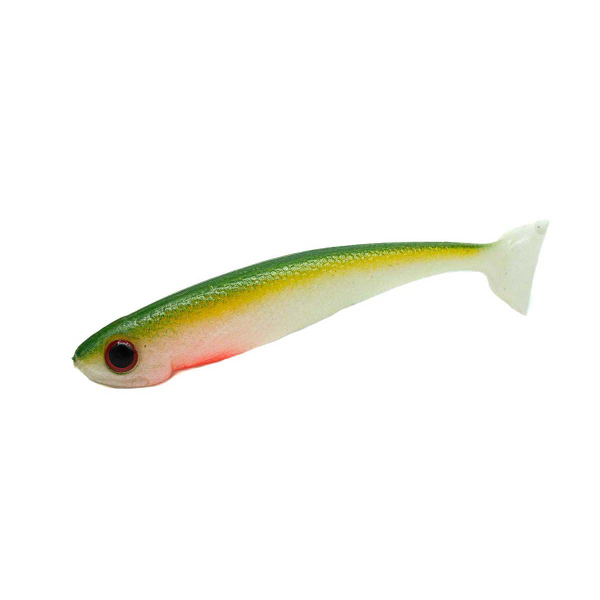 Bite Me Barra Wedgies Soft Plastic Lure 5in Lemon Lime Pearl, Lemon Lime Pearl, bcf_hi-res