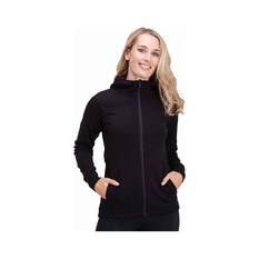 Macpac Women's Craigieburn 280 Merino Blend Hoodie Black 8, Black, bcf_hi-res