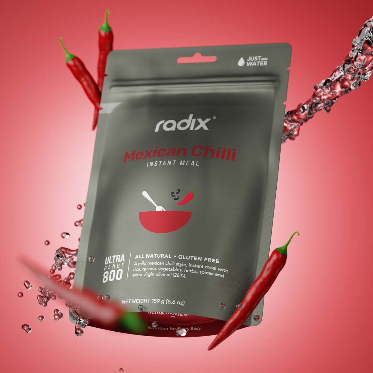Radix Nutrition Freeze Dried Mexican Chilli 800kcal, , bcf_hi-res