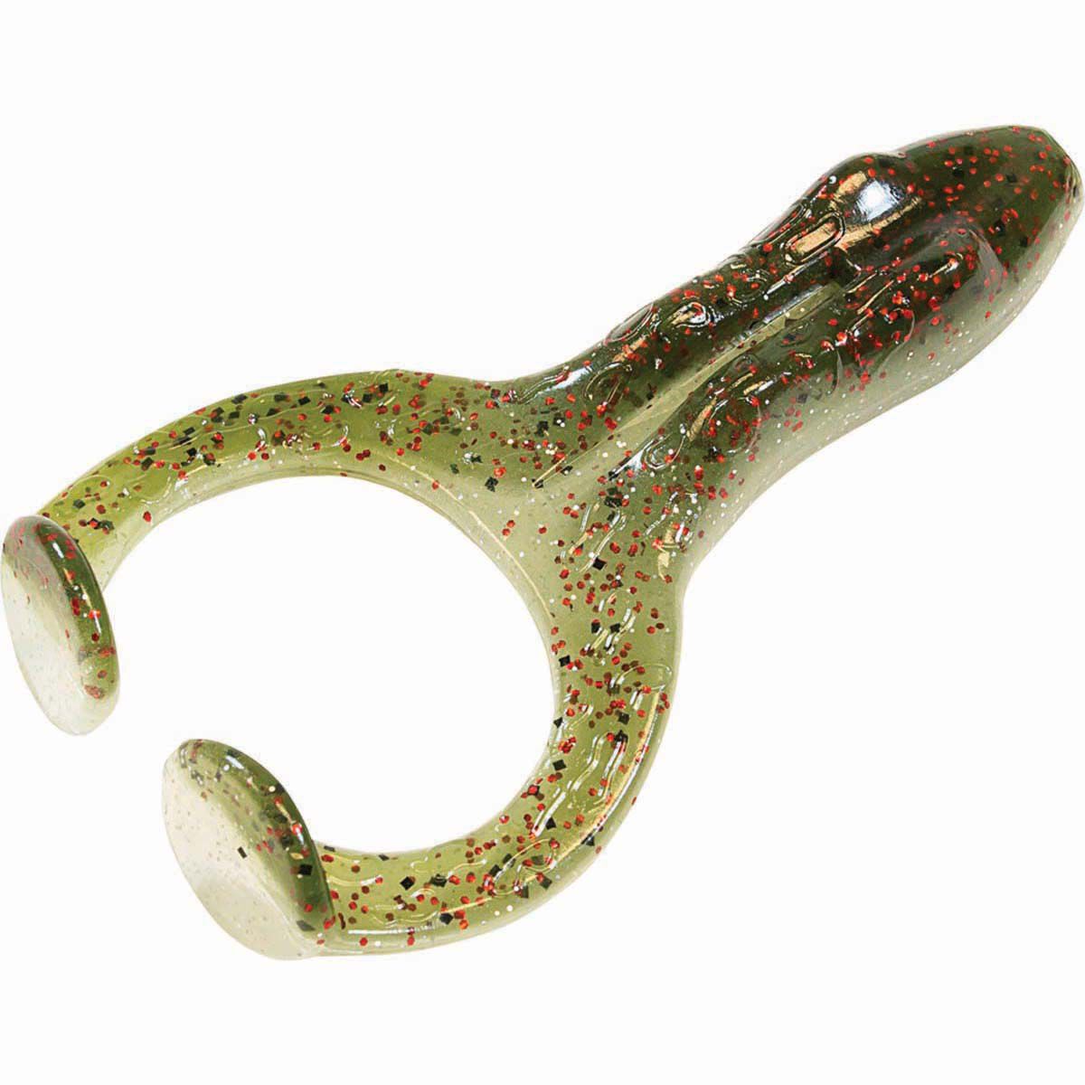 ZMan Finesse FrogZ Soft Plastic Lure 2.75in Redbone Glow, Redbone Glow, bcf_hi-res