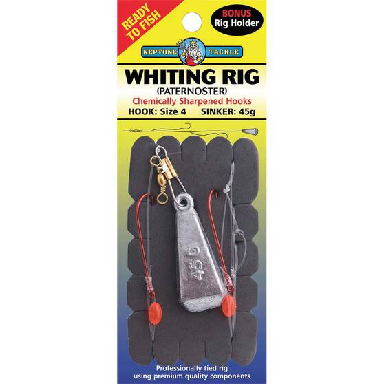 Neptune Pyramid Sinker Deluxe Whiting Rig, , bcf_hi-res