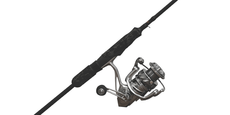 Angler fishing with Savage Gear rod and reel combo