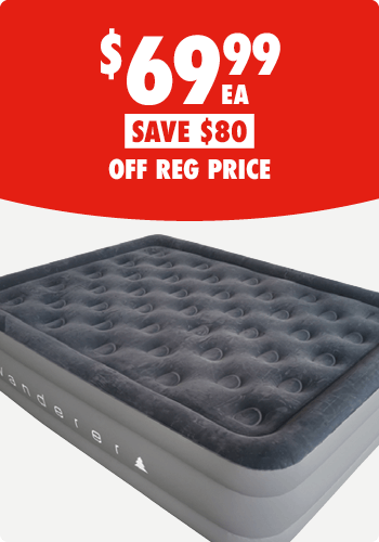 Wanderer Contour Queen Airbed with 240v pump