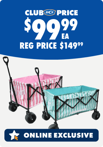 Wanderer Stripe Flat Fold Carts