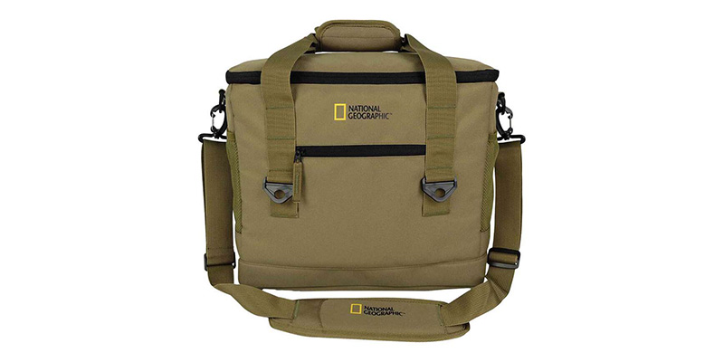 National Geographic 30 Can Recycled PET Soft Cooler National Geographic 30 Can Recycled PET Soft Cooler