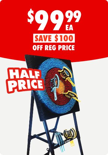 Go Play! Deluxe Axe Throw Game