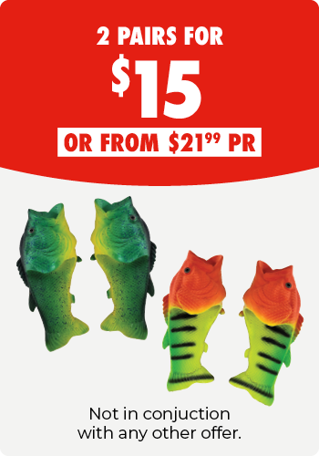 2 FOR $15 FISH FEET