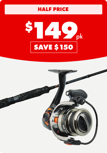 Savage Gear SG6 Spin Reel & Black Rod Pack