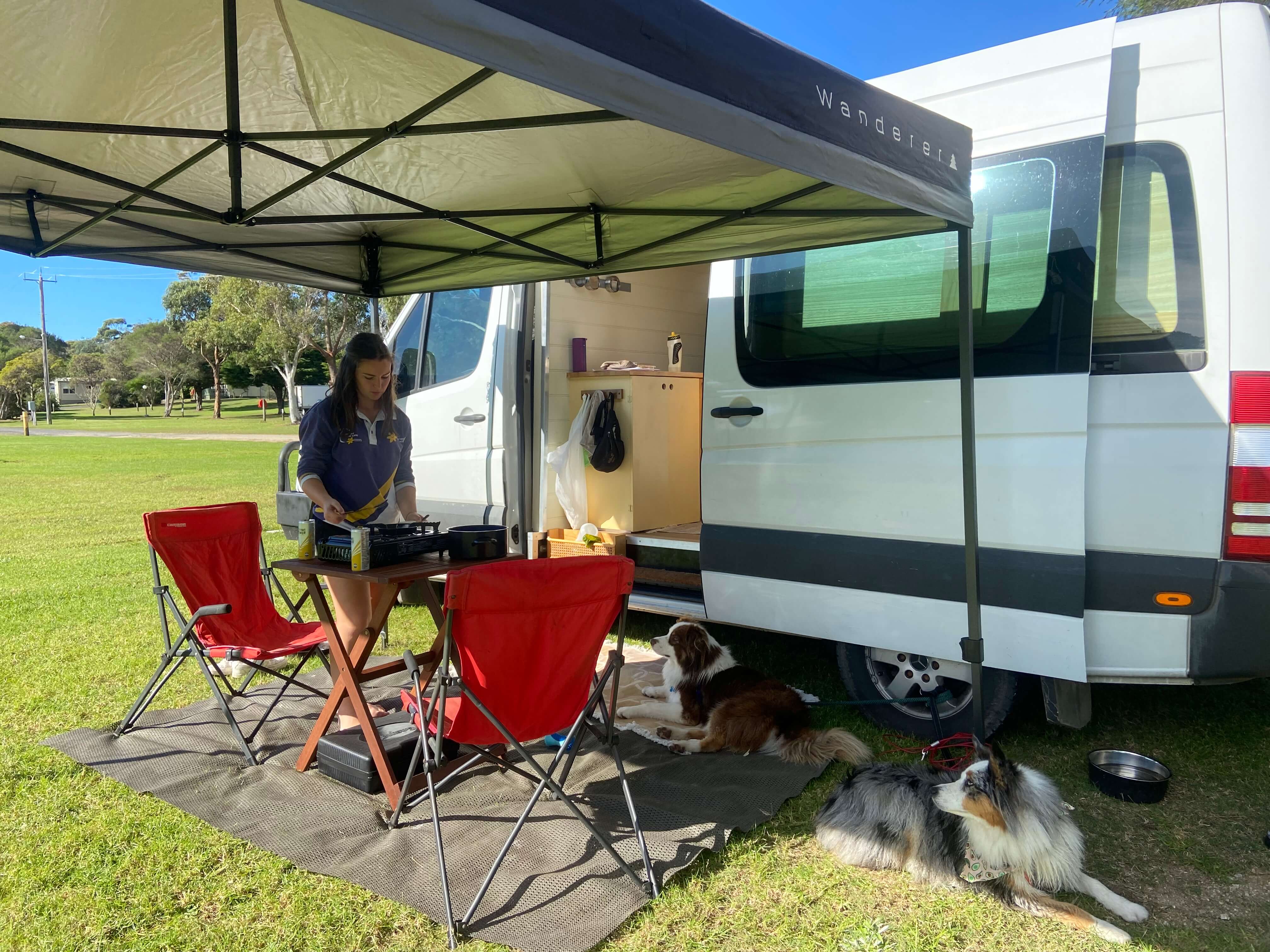 Doggos love chilling under our Wanderer gazebos