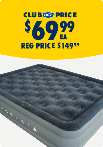 Wanderer Contour Queen Airbed with in-built 240v pump