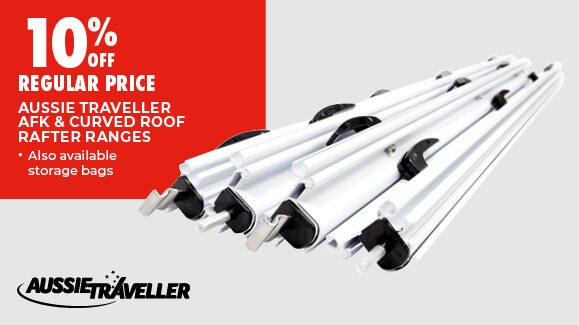 AUSSIE TRAVELLER AFK & CURVED ROOF RAFTER RANGES
