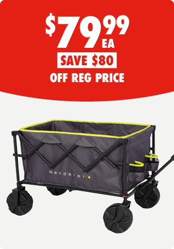 Wanderer Mighty Flat Fold Beach Cart
