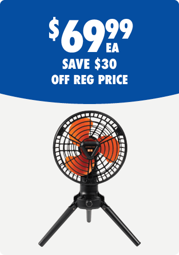 Darche 2 in 1 Fan & Light