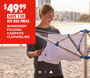 WANDERER FOLDING CAMPSITE CLOTHESLINE