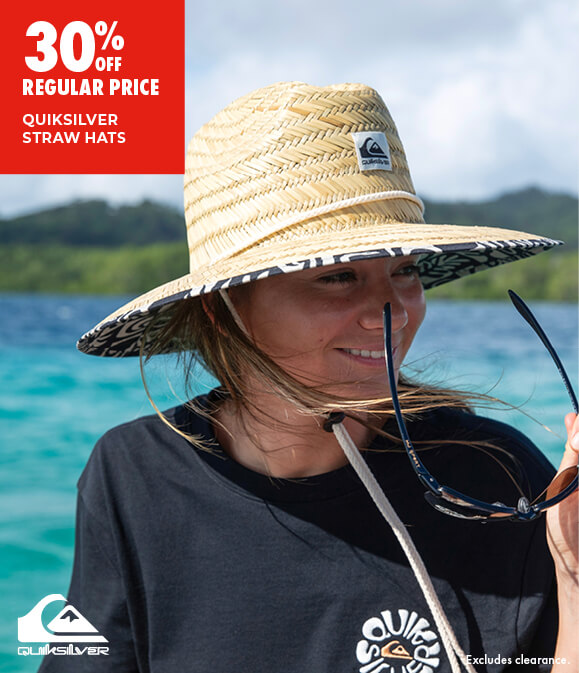 QUIKSILVER STRAW HATS