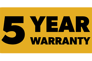 5-Year Warranty